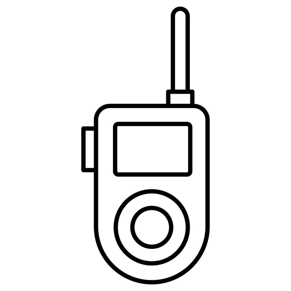 walkie talkie que pode facilmente modificar ou editar vetor