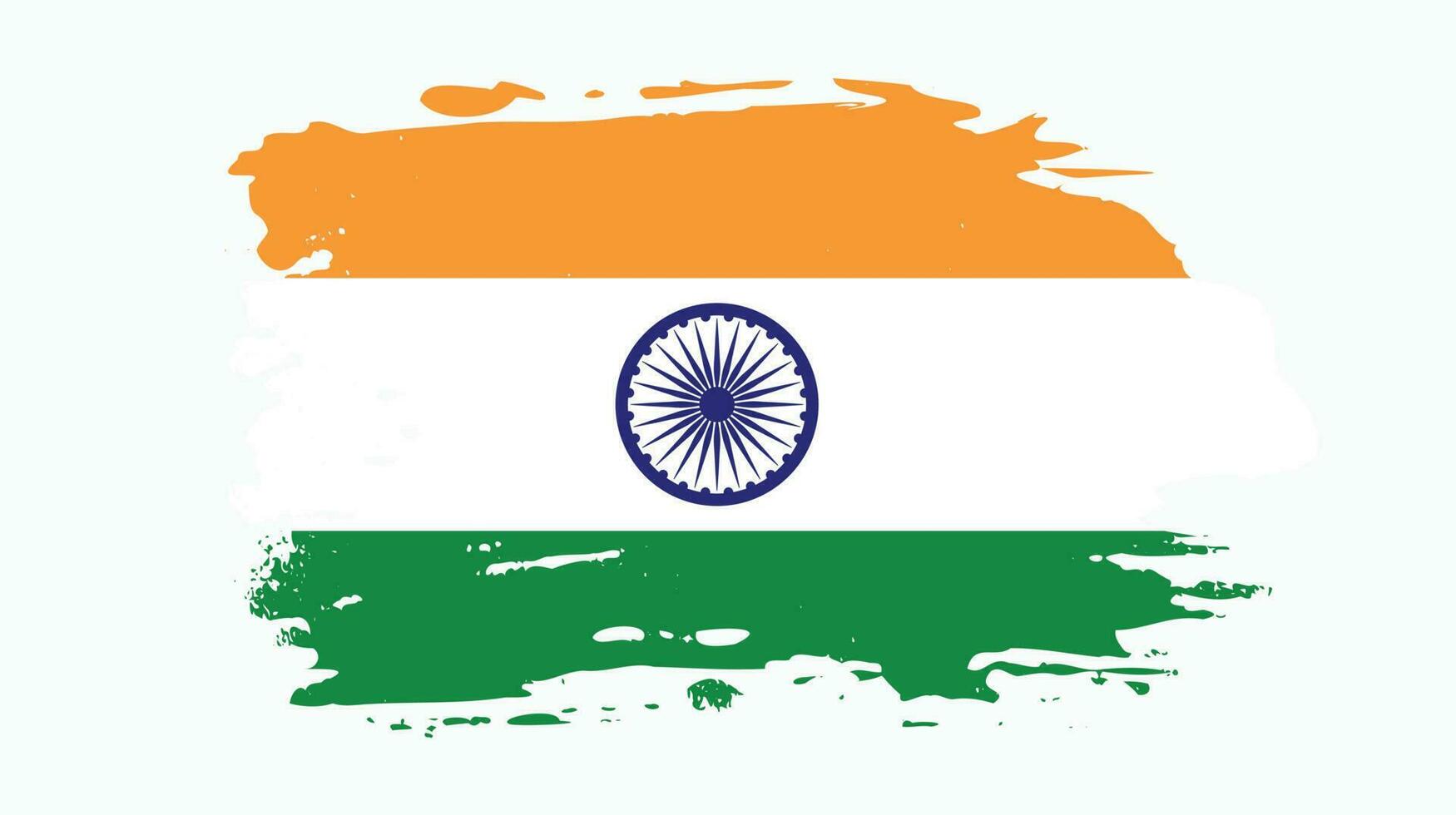 novo vetor de bandeira da índia textura colorida