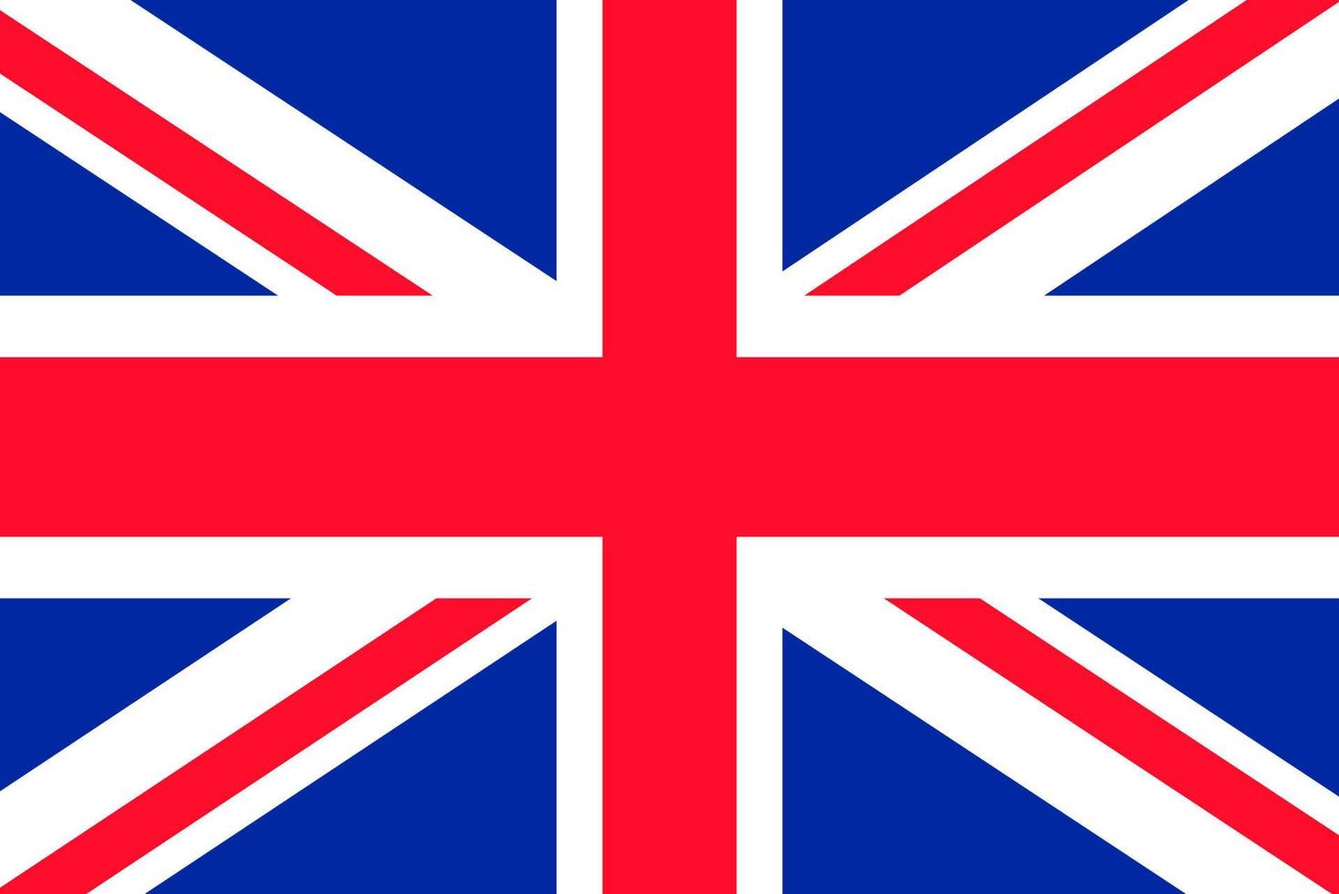 bandeira da Grã-Bretanha. símbolo do dia da independência, jogo de futebol de lembrança, linguagem de botão, ícone. vetor