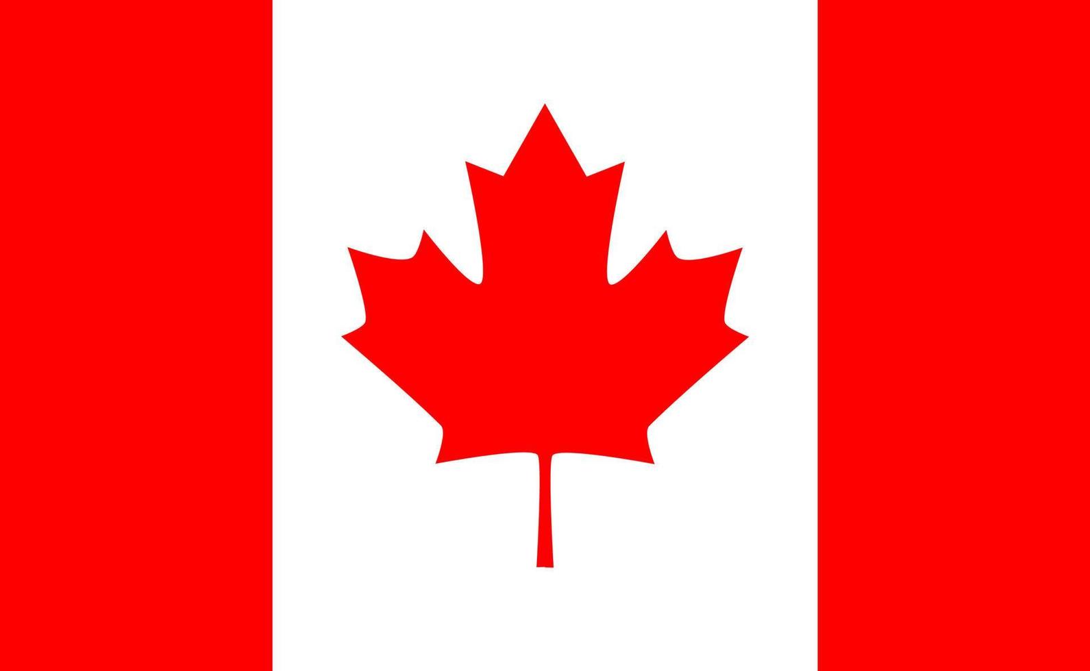bandeira do Canadá. símbolo do dia da independência, jogo de futebol de lembrança, linguagem de botão, ícone. vetor