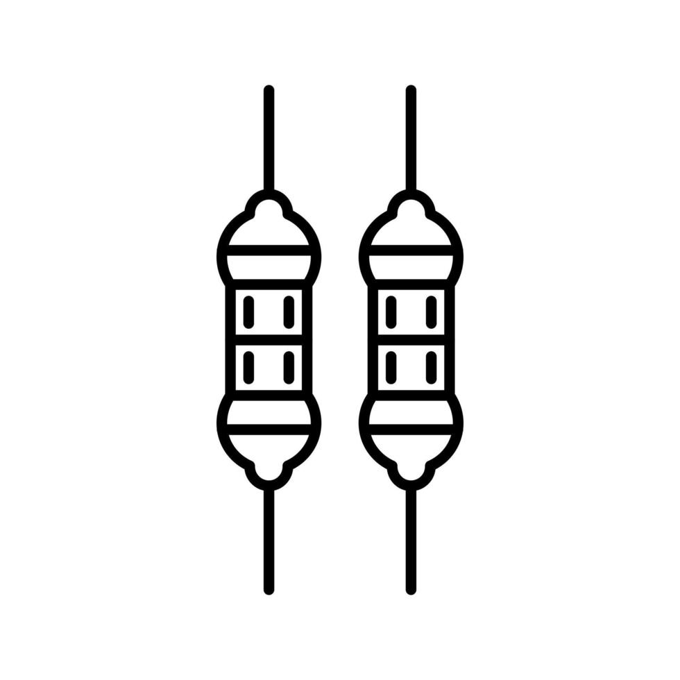 ícone de vetor de resistor