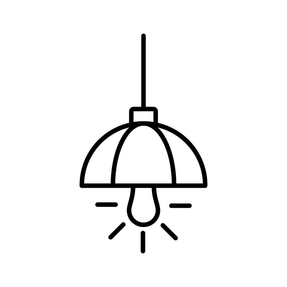 ícone de vetor de iluminação