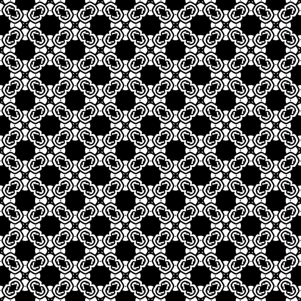 textura padrão sem costura preto e branco. design gráfico ornamental em tons de cinza. vetor