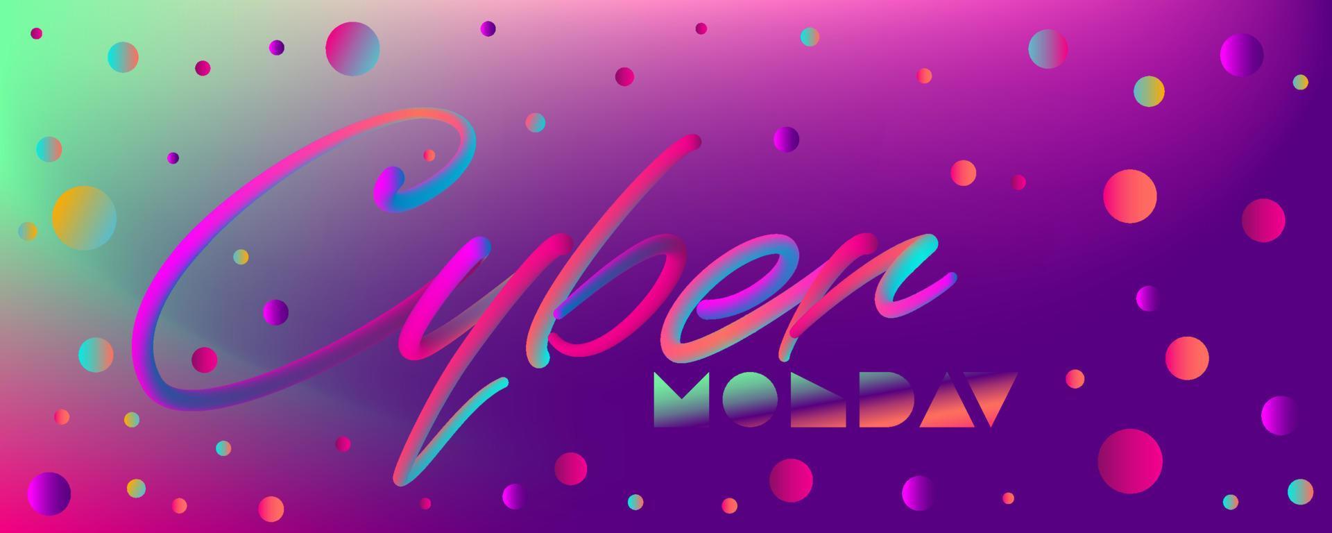 banner web para cyber segunda-feira ou qualquer desconto vetor