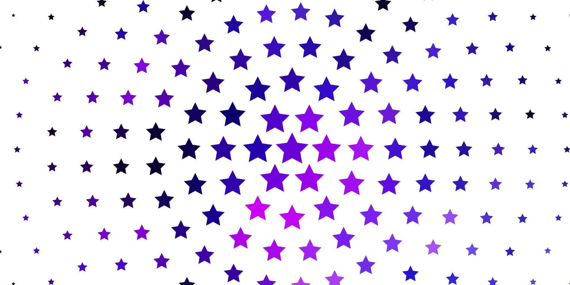 de fundo vector rosa claro roxo com estrelas coloridas.