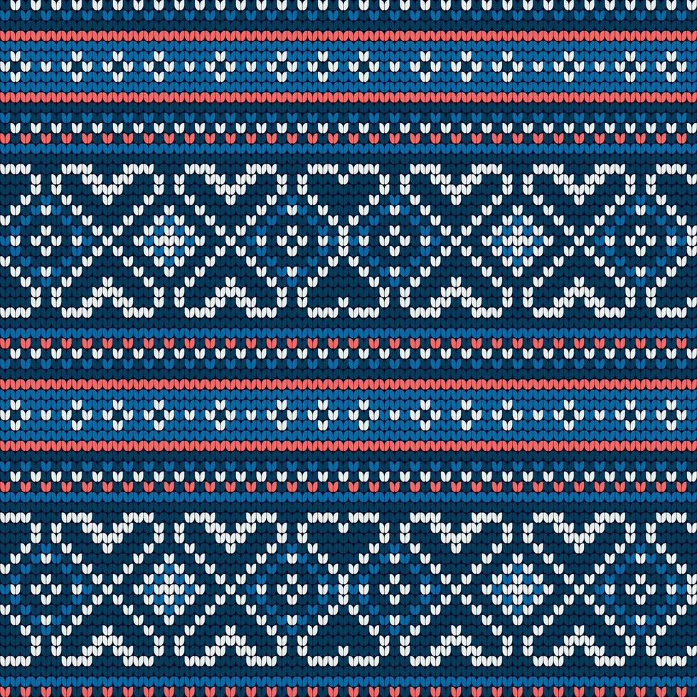 padrão de tricô tradicional para suéter feio vetor
