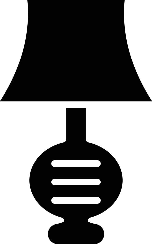 estilo do ícone da lâmpada vetor