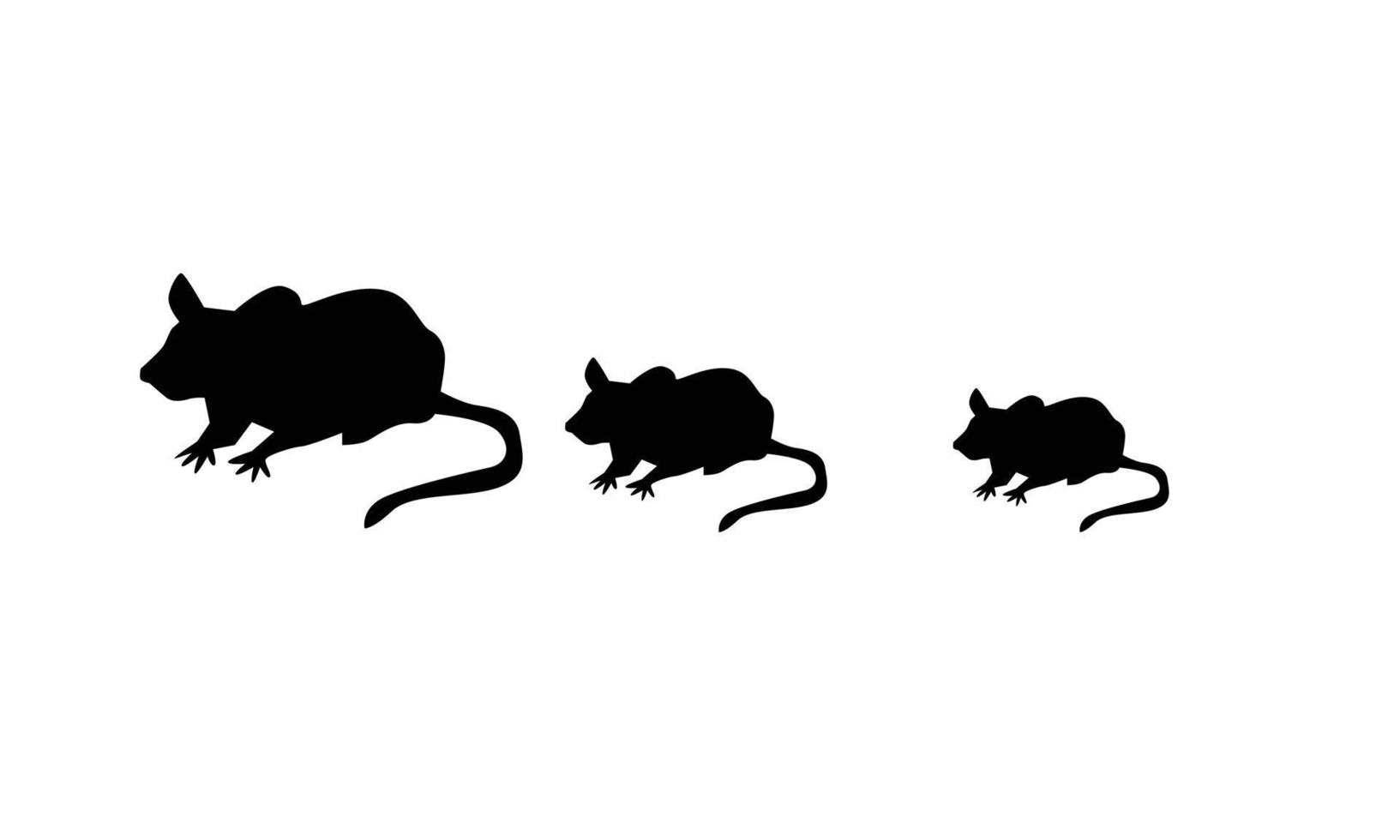 desenho de ilustração vetorial de mouse arte de linha em preto e branco vetor