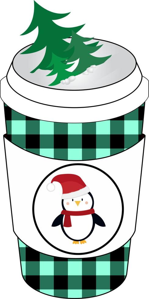 projeto de café de natal vetor