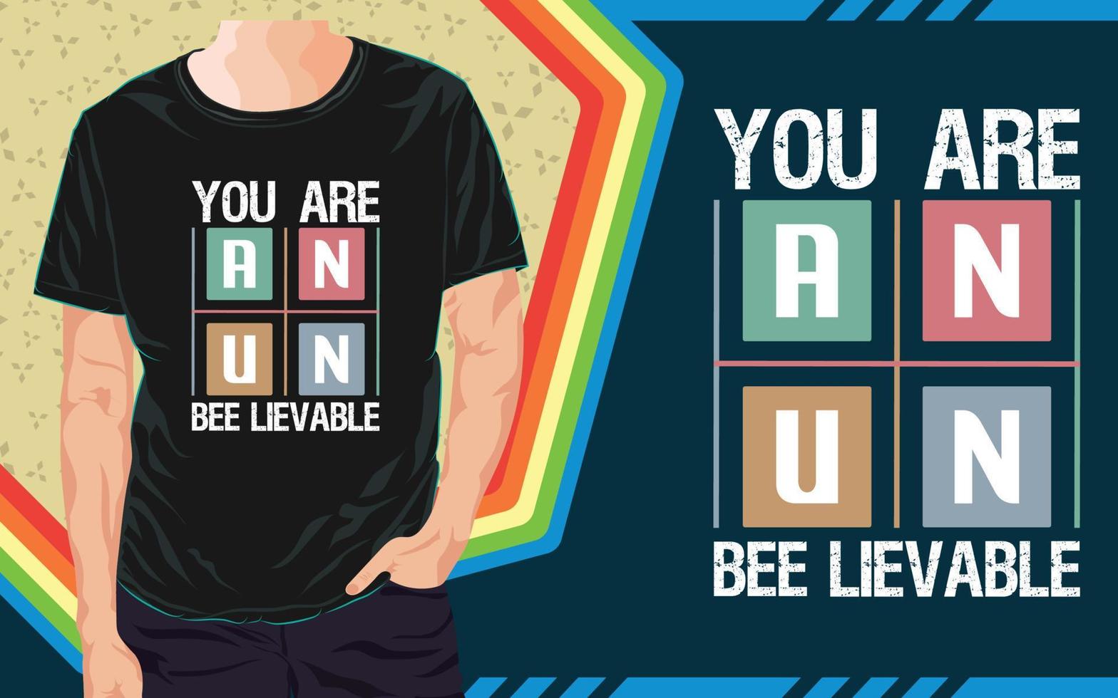 design de camiseta motivacional tipografia vetor