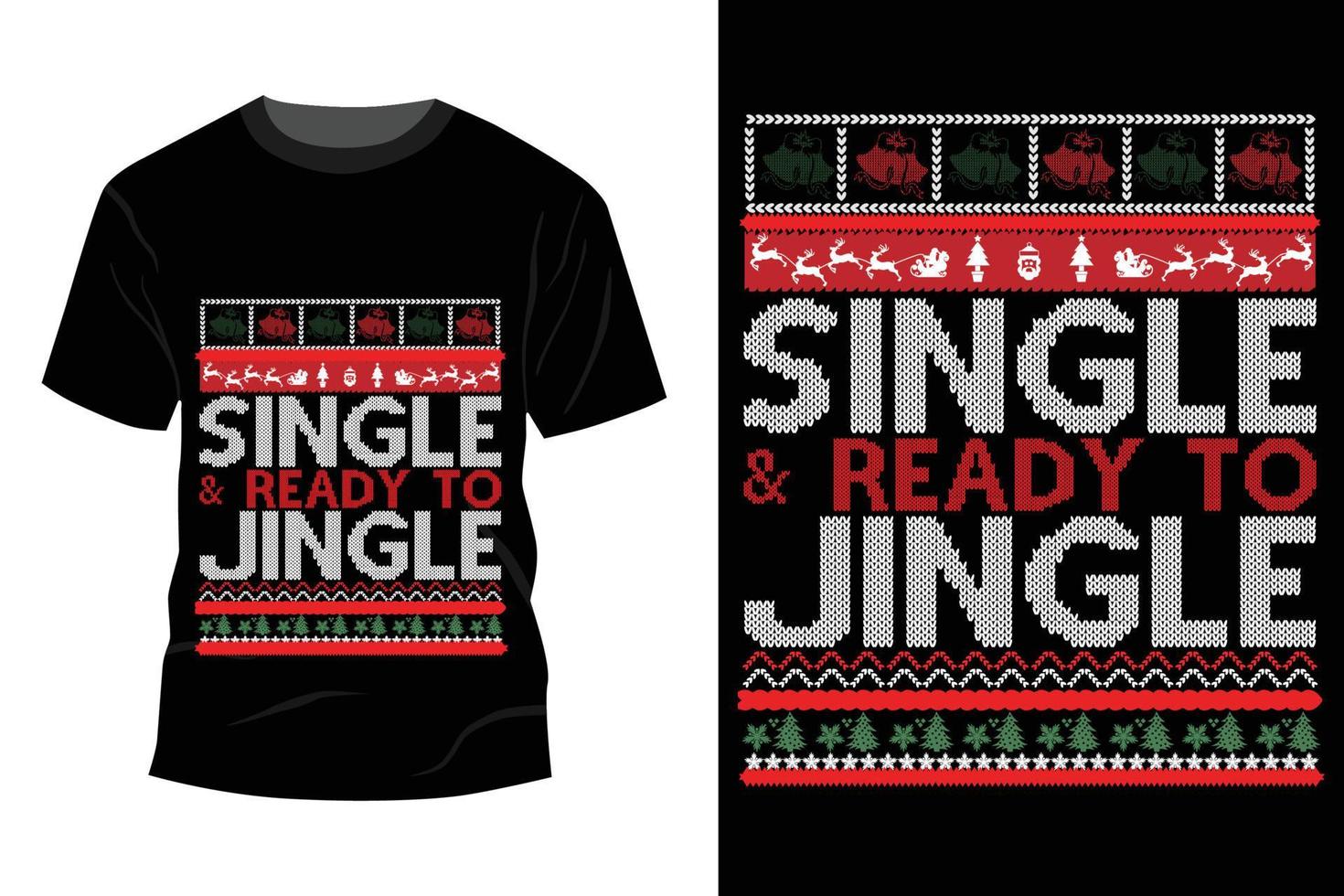 design de camiseta de natal vetor