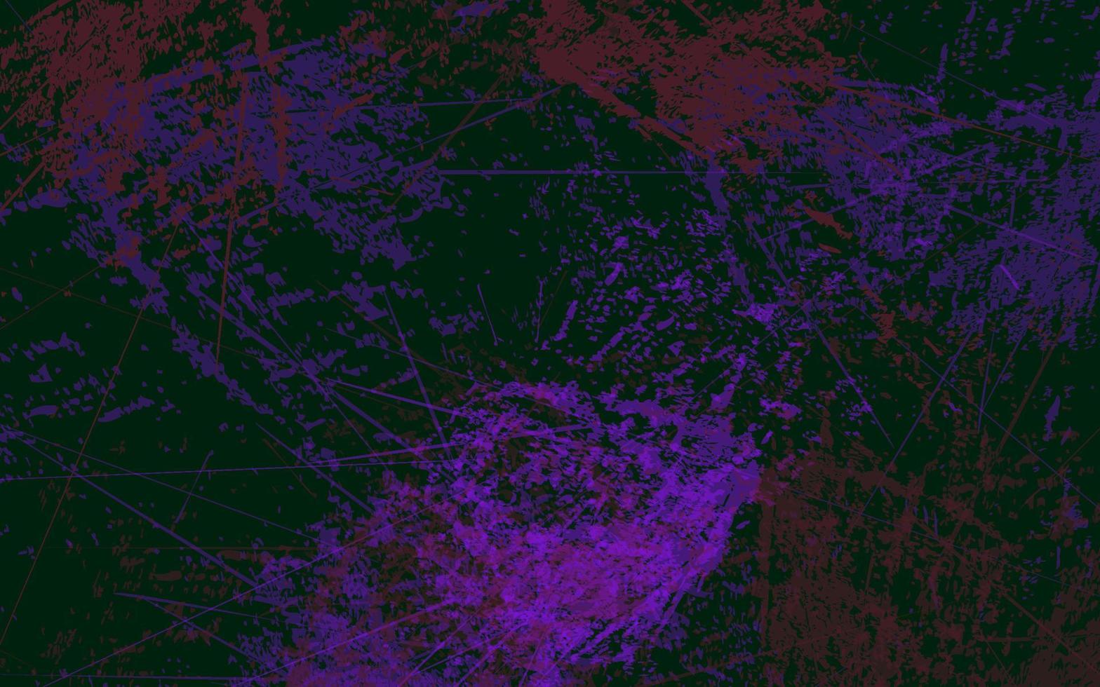 textura abstrata grunge splash pintar fundo preto e roxo vetor