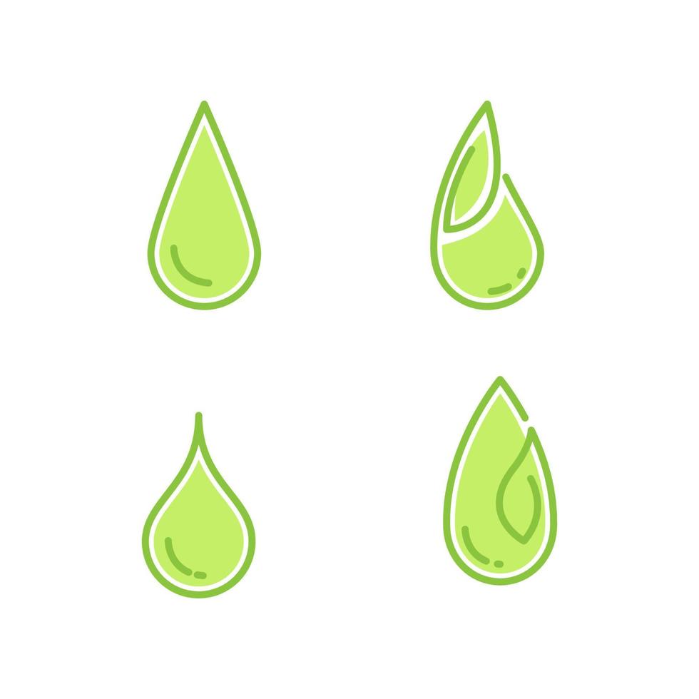 ilustração de design de ícone de vetor de elemento vegano