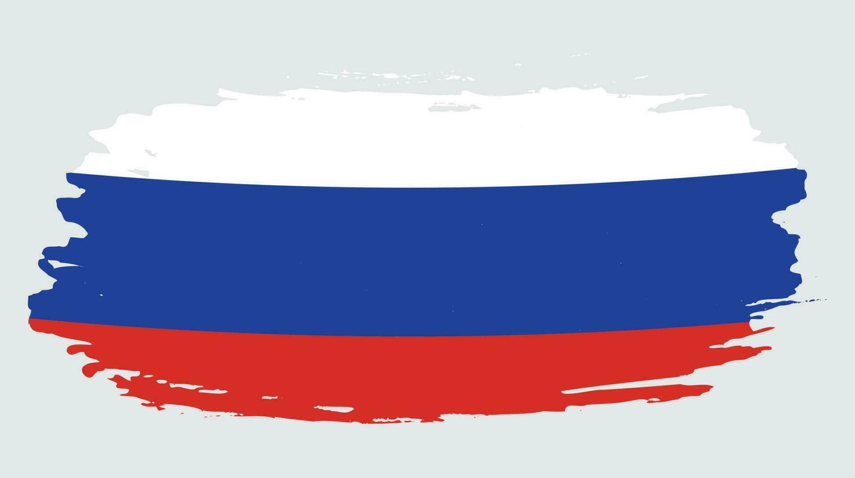 splash vetor de design de bandeira russa sujo
