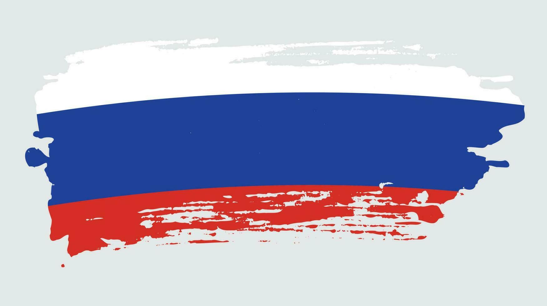 design de vetor de bandeira de textura russa