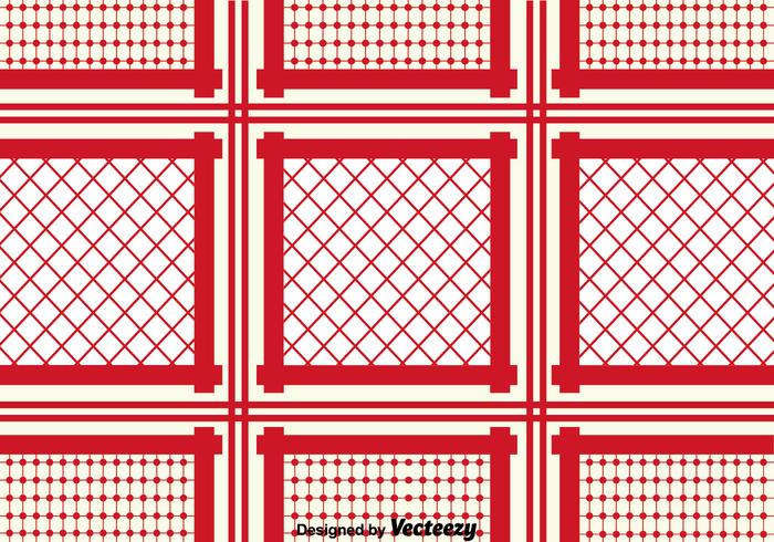 Fundo vermelho de padrão Keffiyeh vetor