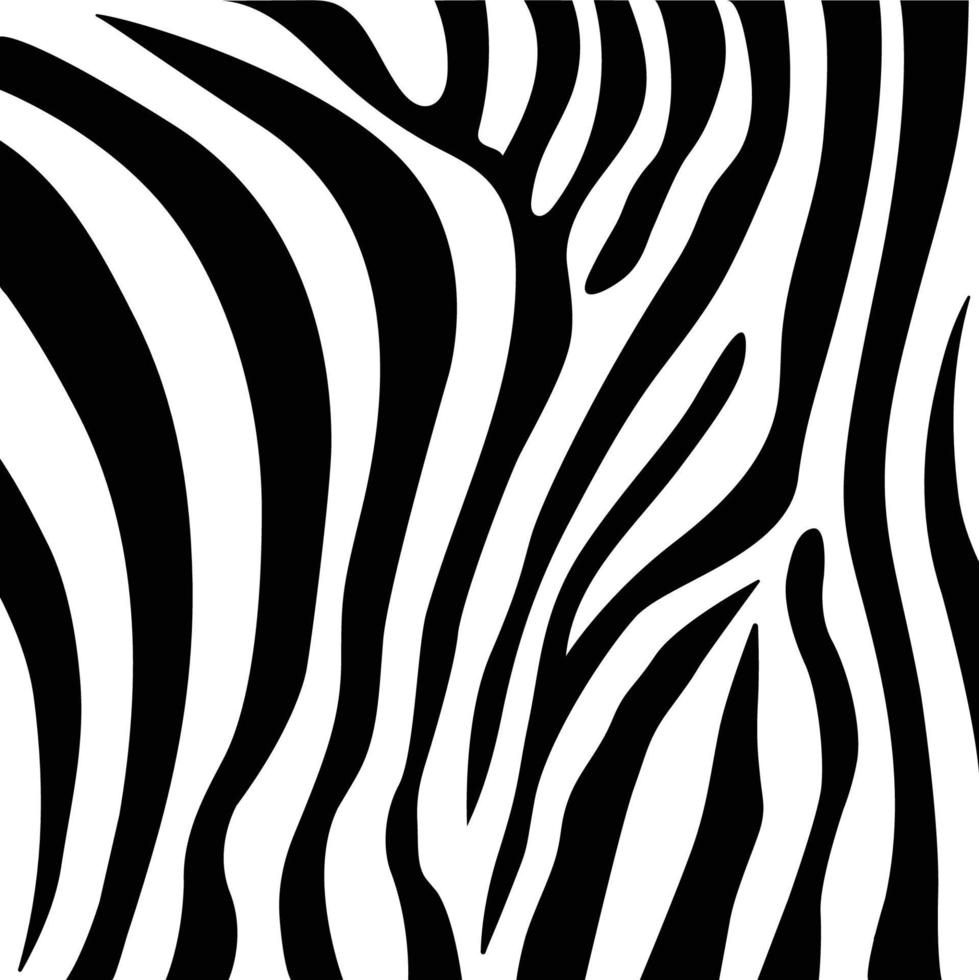 textura de padrão sem costura de zebra vetor
