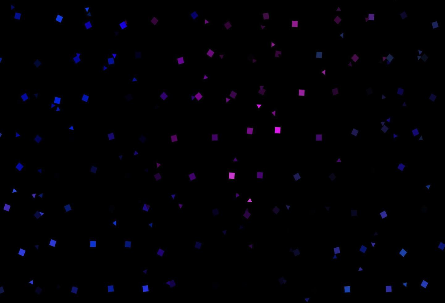 layout de vetor rosa escuro, azul com círculos, linhas, retângulos.