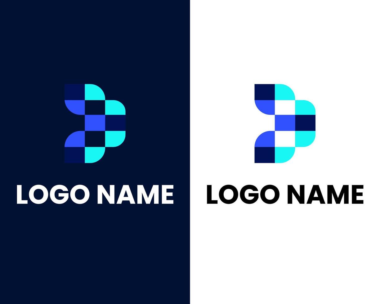 modelo de design de logotipo letra b e y vetor