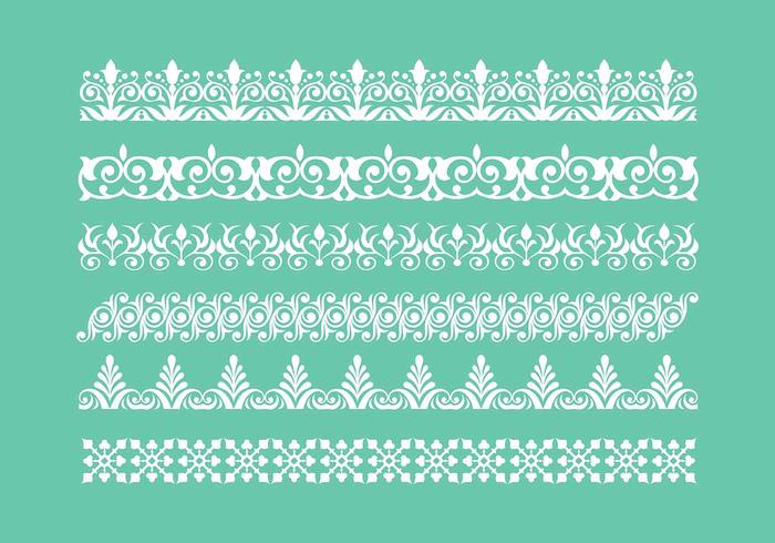 Free Lace Trim Ícones Vector