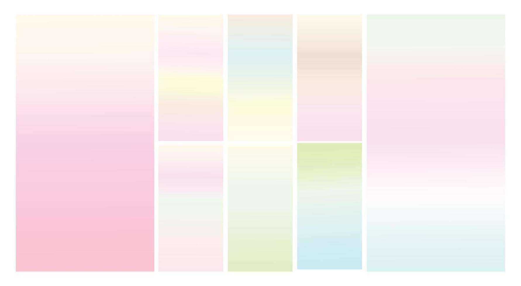 tela moderna vector multicolor fundo gradiente pastel. gradiente de cores suaves e vibrantes para aplicativos móveis, design de plano de fundo. gradiente de cor suave brilhante para aplicativos móveis.