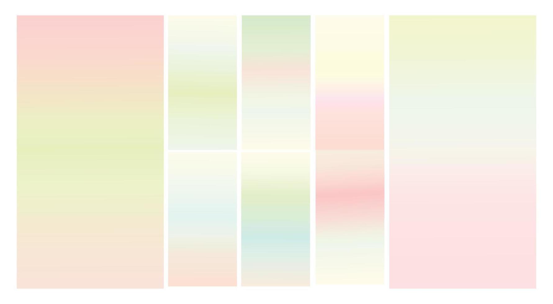 tela moderna vector multicolor fundo gradiente pastel. gradiente de cores suaves e vibrantes para aplicativos móveis, design de plano de fundo. gradiente de cor suave brilhante para aplicativos móveis.