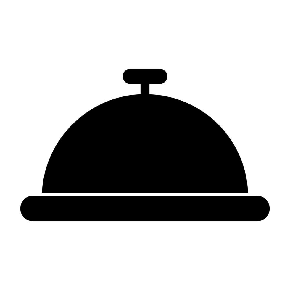 ícone de design moderno de cloche vetor