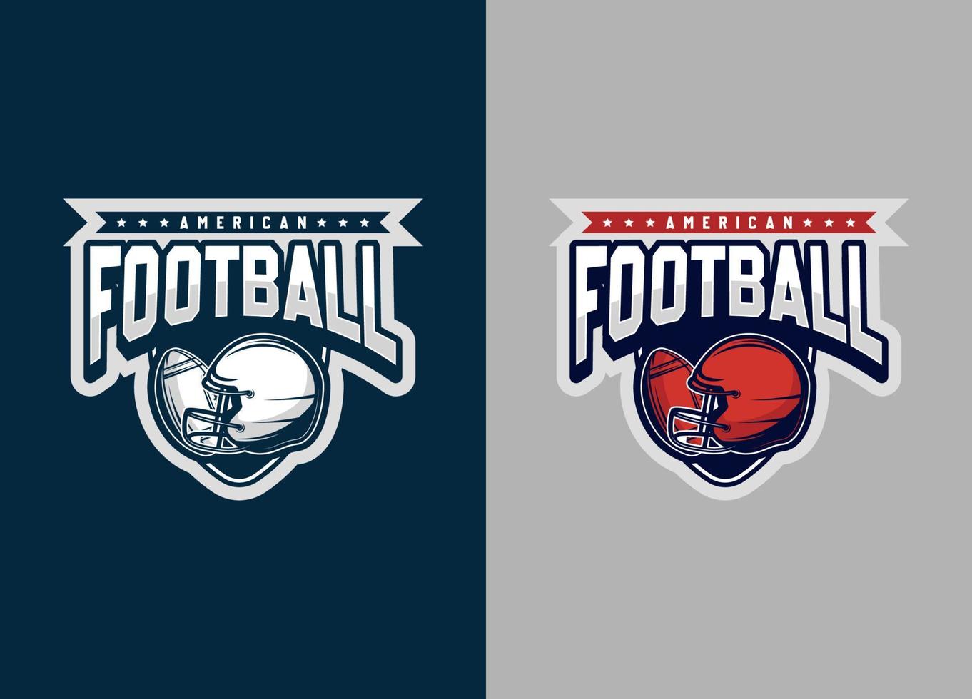logotipo de rugby e futebol. esporte moderno logotipo e ilustração do símbolo. design de esporte de equipe minimalista. vetor eps 10.