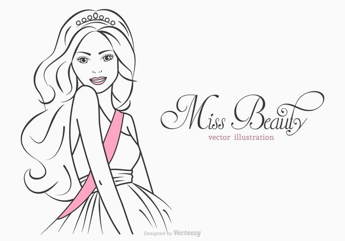 Ilustração livre do vetor Miss Beauty
