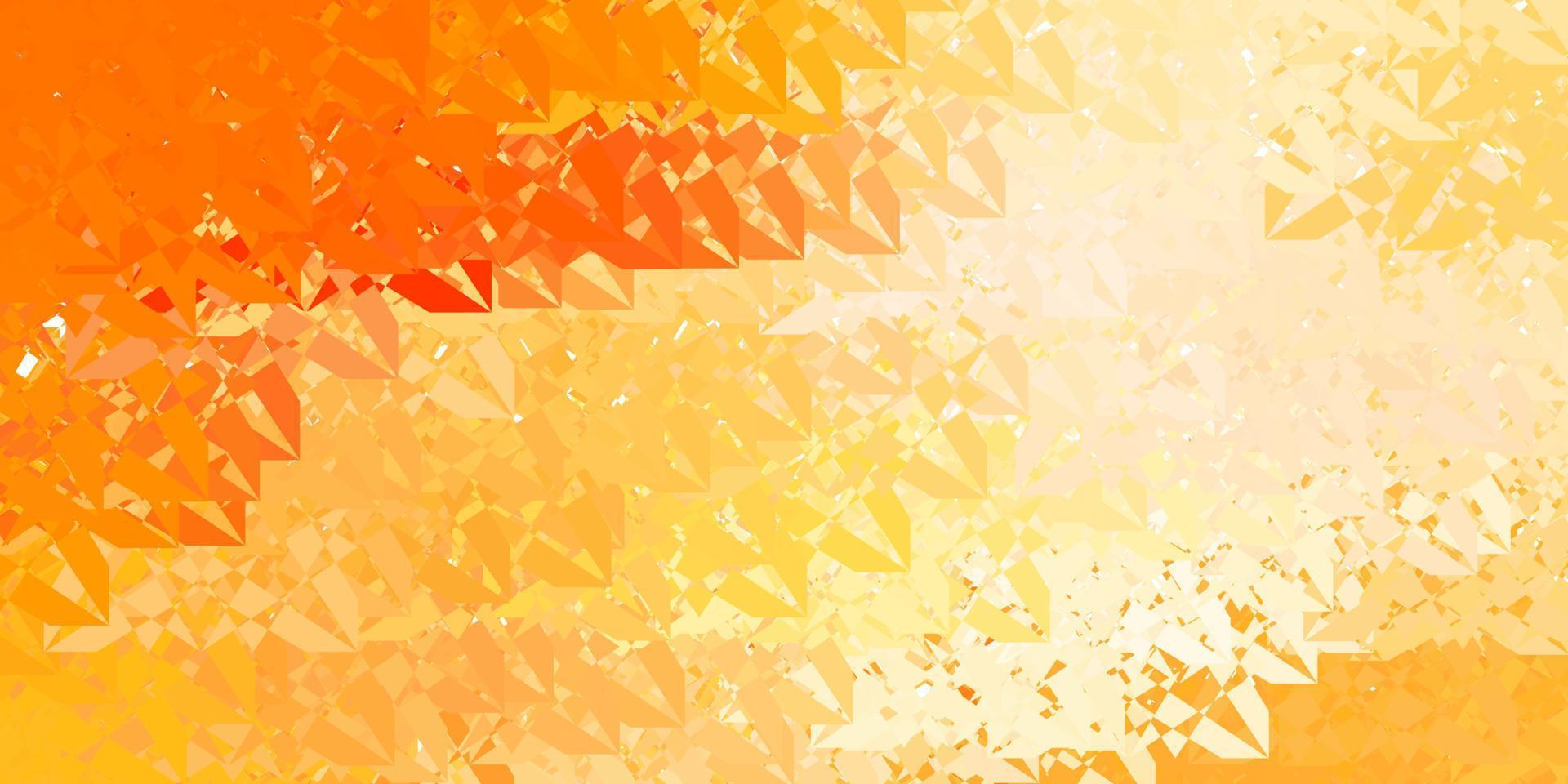 padrão de vetor laranja escuro com formas poligonais.