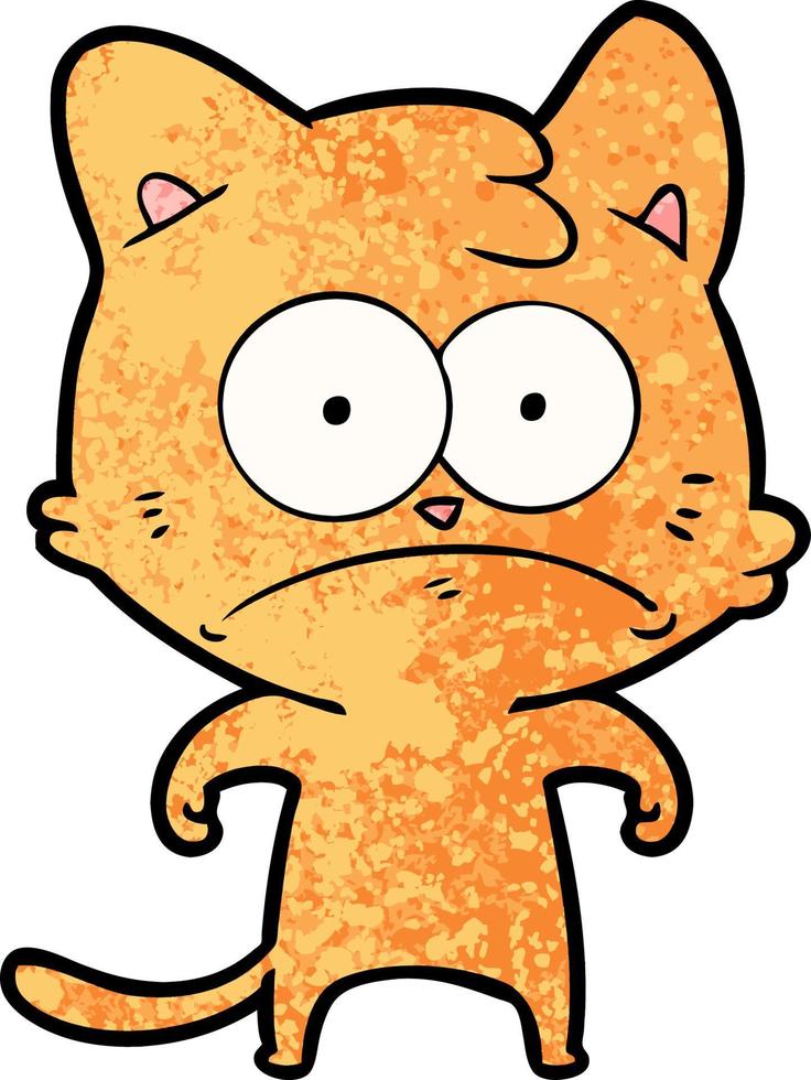 personagem de desenho animado gato vetor