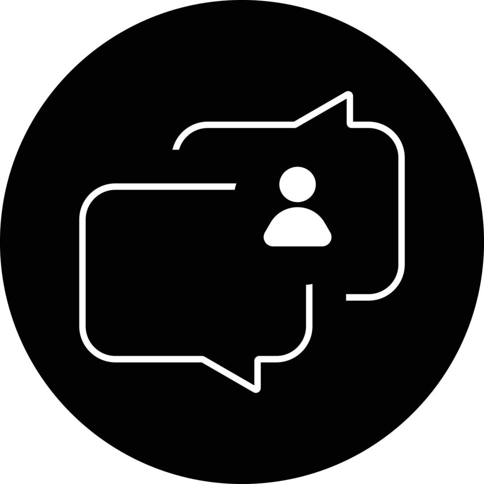 chat, comentários, ícone de comunicação vetor