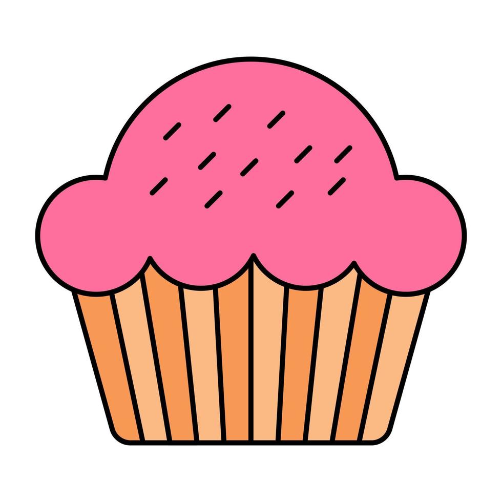 muffin de ícone de download premium vetor