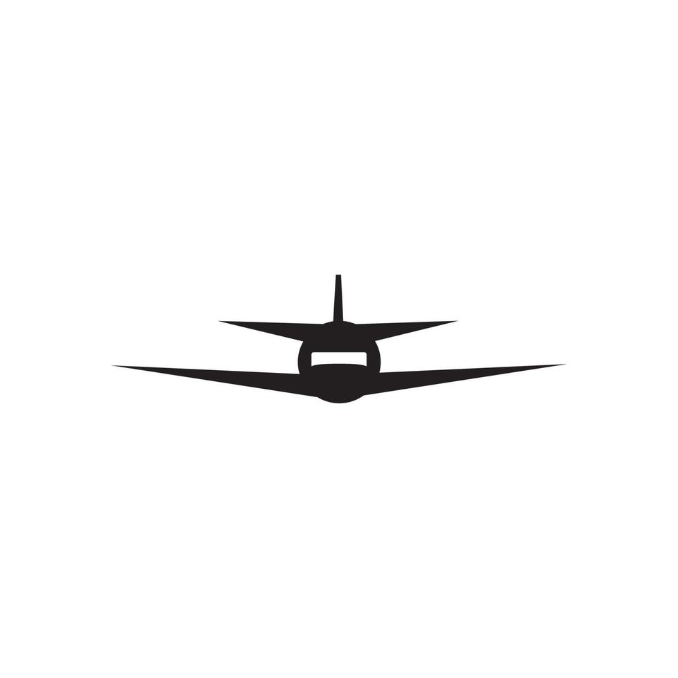 logotipo do ícone do avião, design vetorial vetor