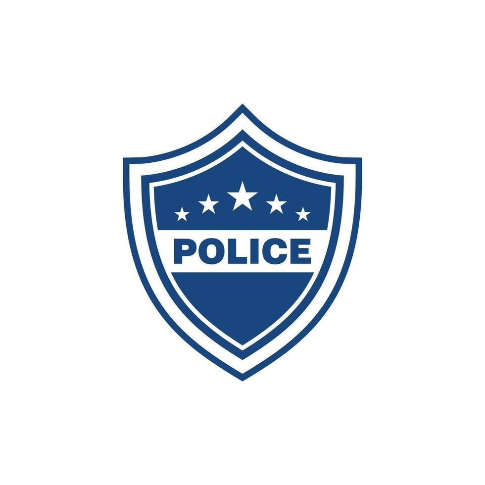ilustração do projeto do ícone do vetor da polícia