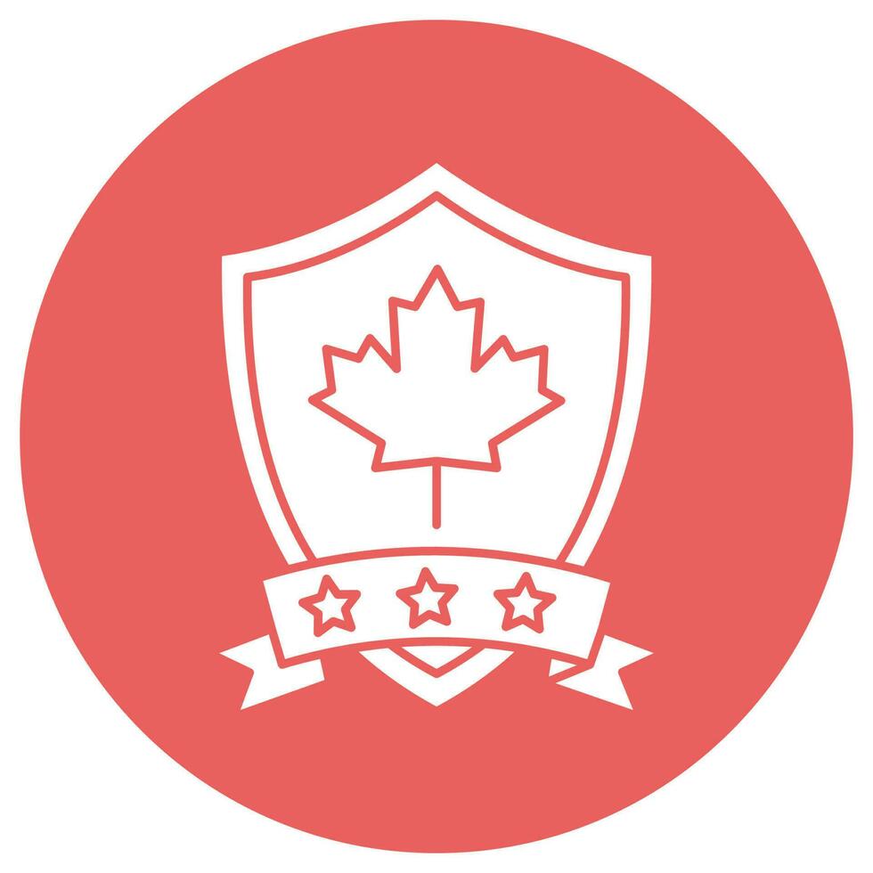 emblema do canadá que pode facilmente modificar ou editar vetor