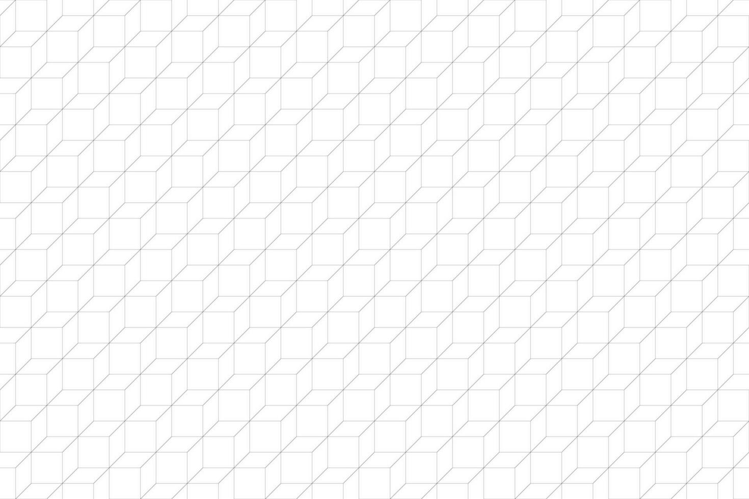 fundo de arte de linha geométrica. ilustração de arte simples de formas planas, segmentos quadrados, paralelogramos, losangos, hexágonos. cenário de padrão sem costura premium de luxo, vetor em preto e branco.