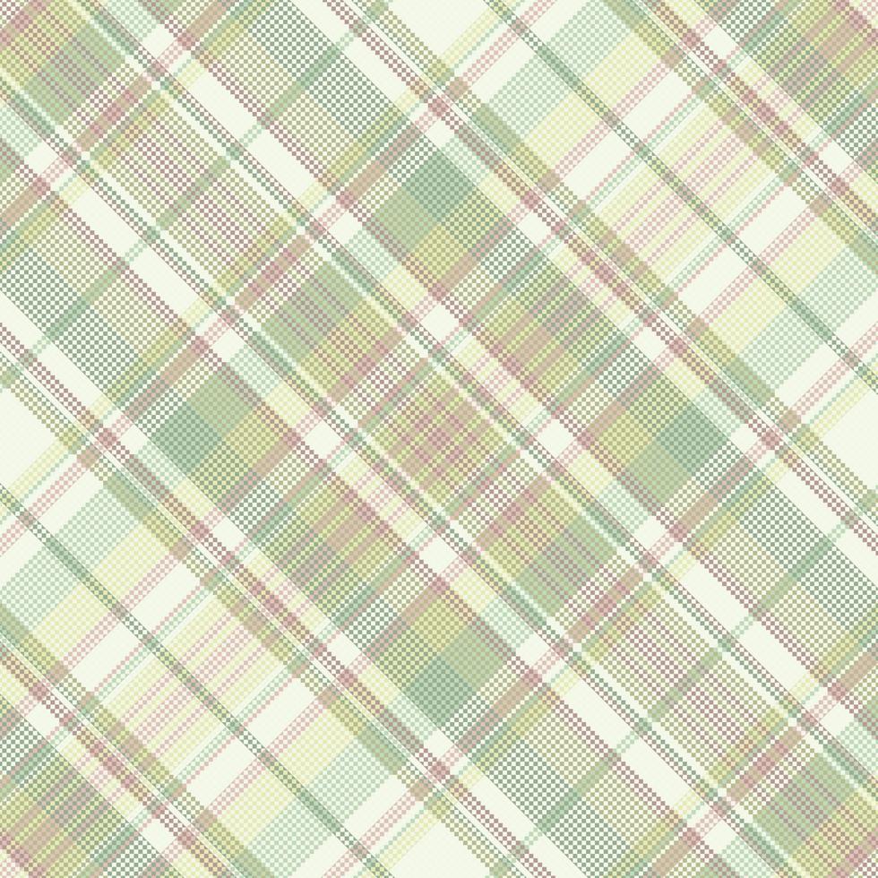 padrão de cor vintage tartan ou xadrez. vetor