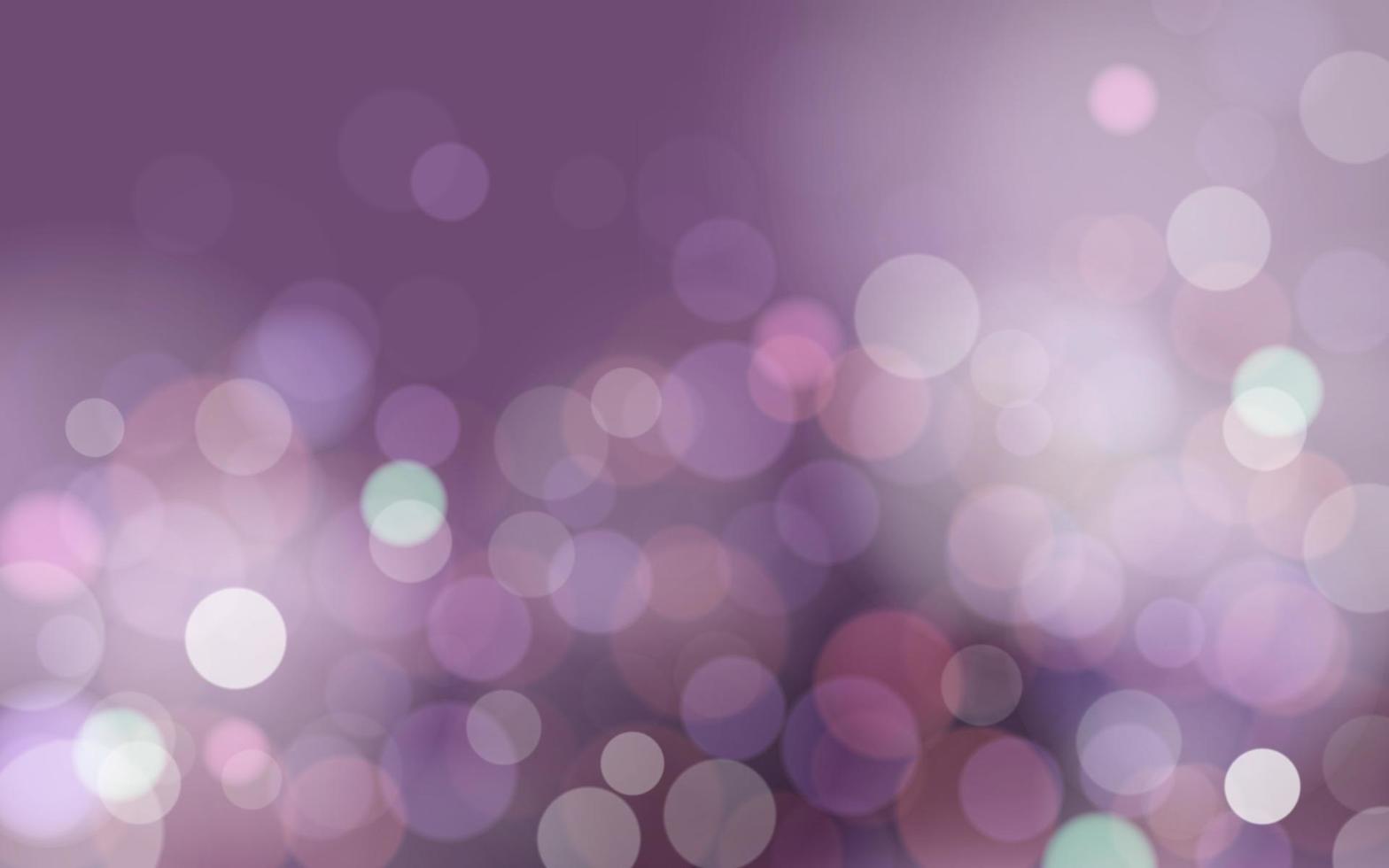 fundo abstrato luz suave bokeh roxo, vetor eps 10 ilustração bokeh partículas, decoração de fundo