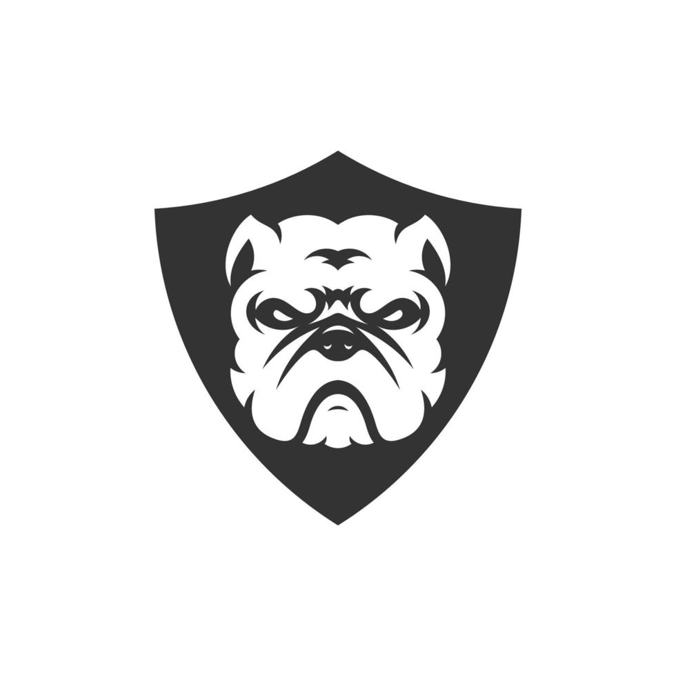 logotipo de mascote de cabeça de cachorro pitbull projeta personagem para logotipo de esporte e animal de estimação vetor