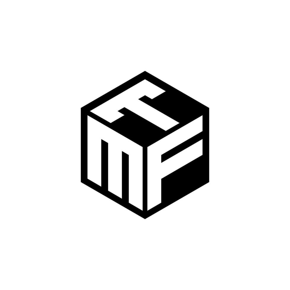 design de logotipo de carta mft com fundo branco no ilustrador. logotipo vetorial, desenhos de caligrafia para logotipo, pôster, convite, etc. vetor