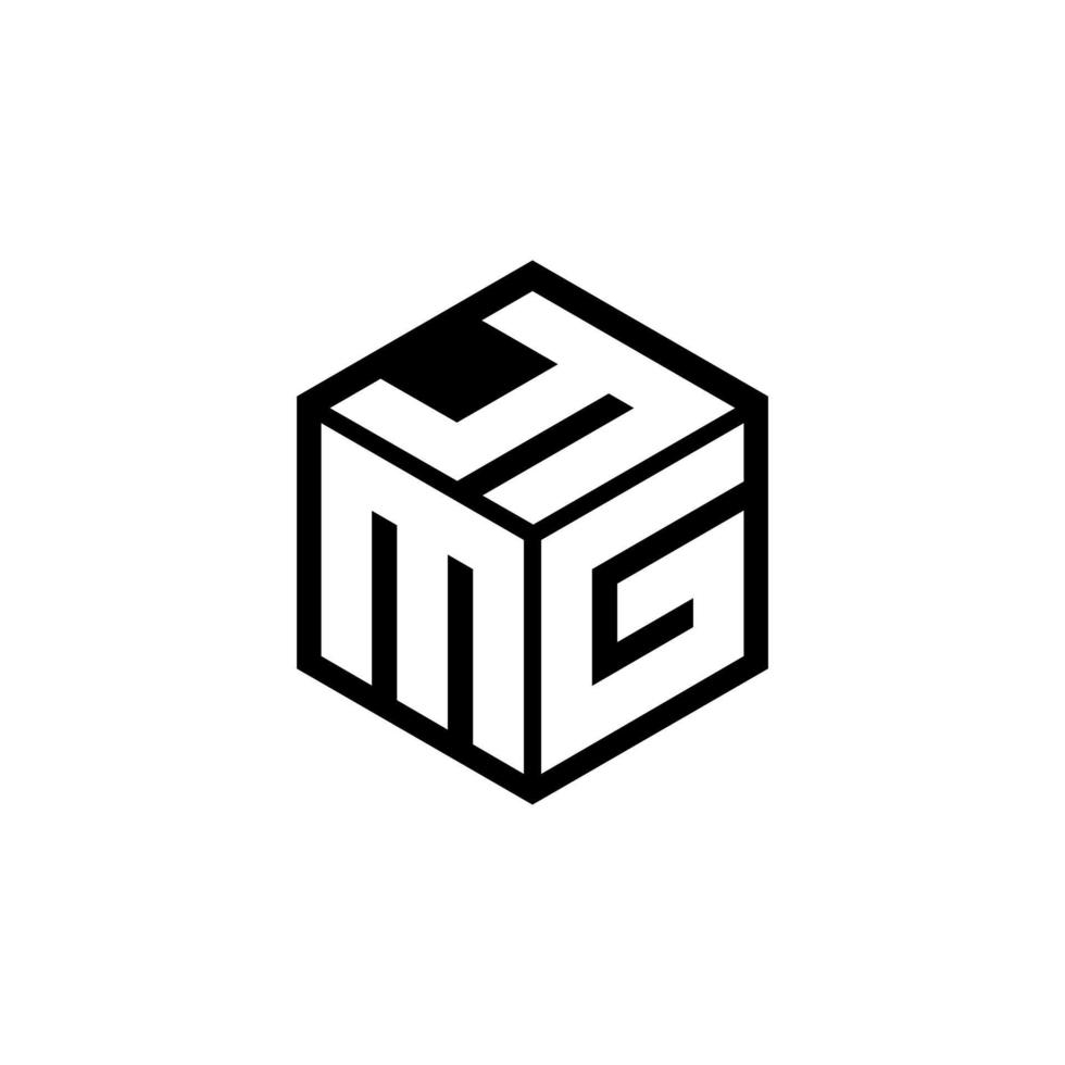 design de logotipo de carta mgy com fundo branco no ilustrador. logotipo vetorial, desenhos de caligrafia para logotipo, pôster, convite, etc. vetor