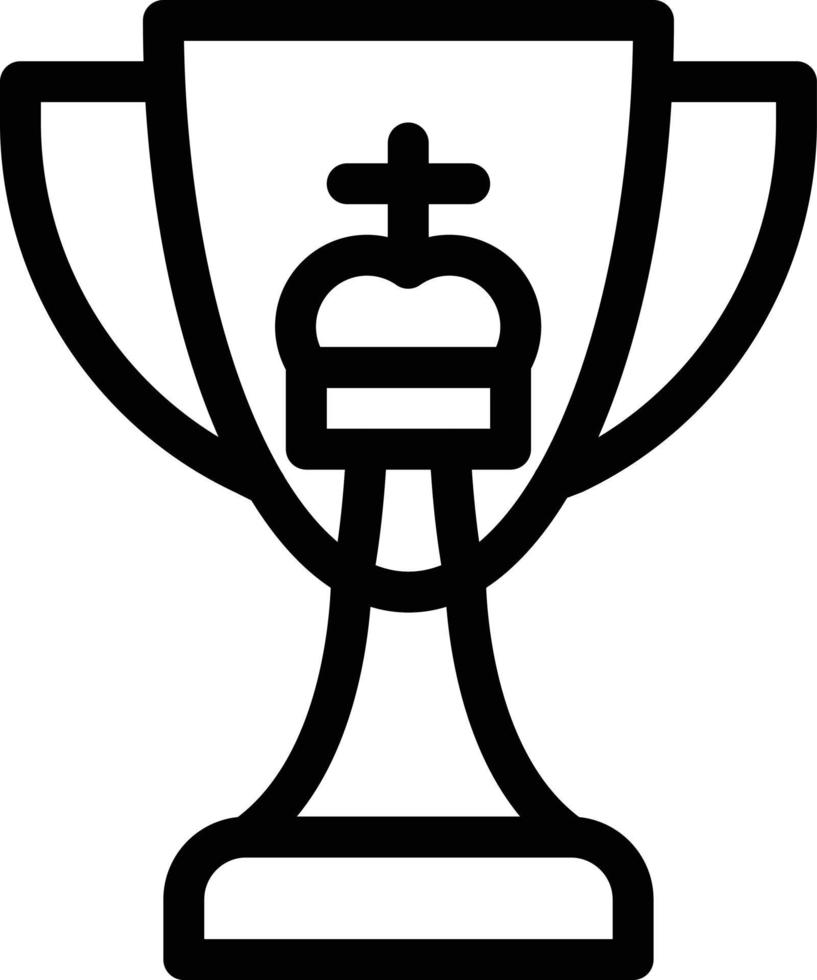 ilustração vetorial de troféu de xadrez em ícones de símbolos.vector de qualidade background.premium para conceito e design gráfico. vetor