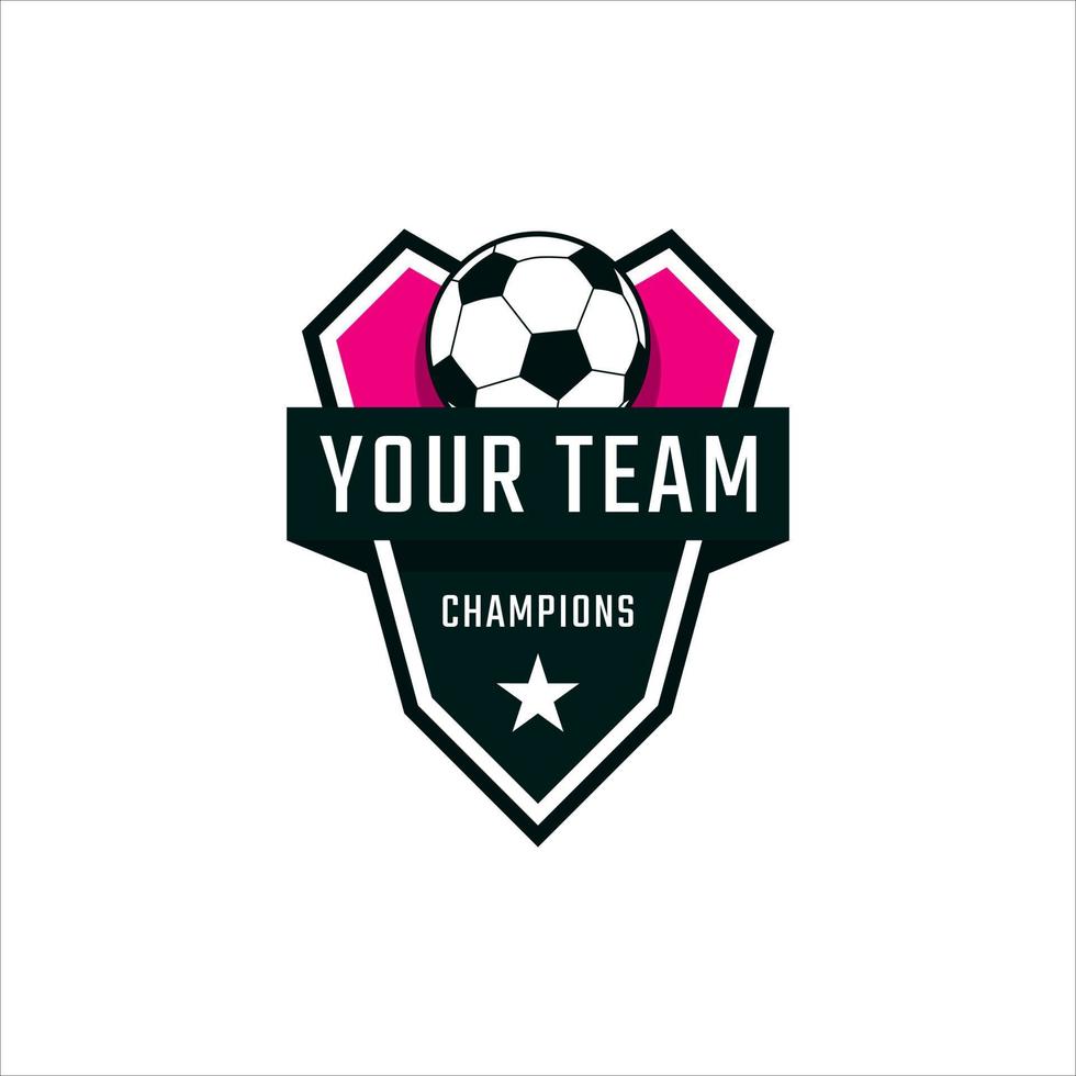 logotipo para seu time de futebol vetor
