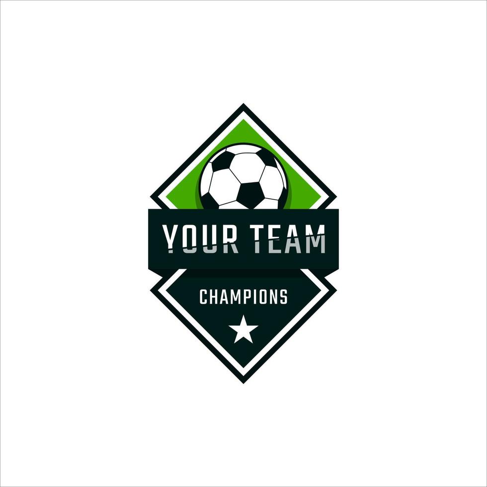 logotipo para seu time de futebol vetor