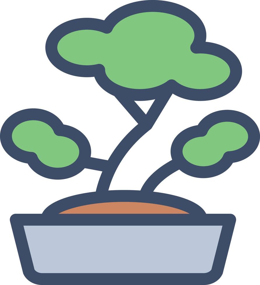 ilustração em vetor bonsai em um ícones de symbols.vector de qualidade background.premium para conceito e design gráfico.