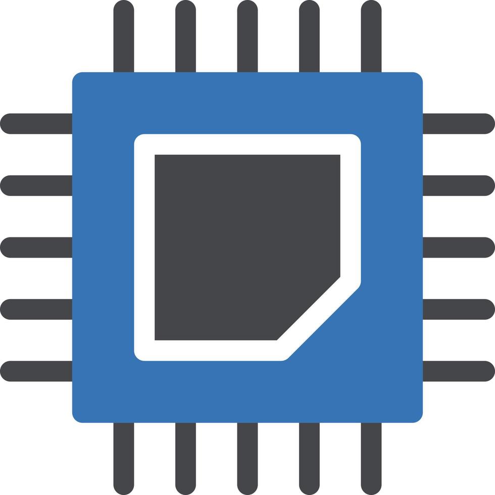 ilustração vetorial de chip de CPU em ícones de símbolos.vector de qualidade background.premium para conceito e design gráfico. vetor