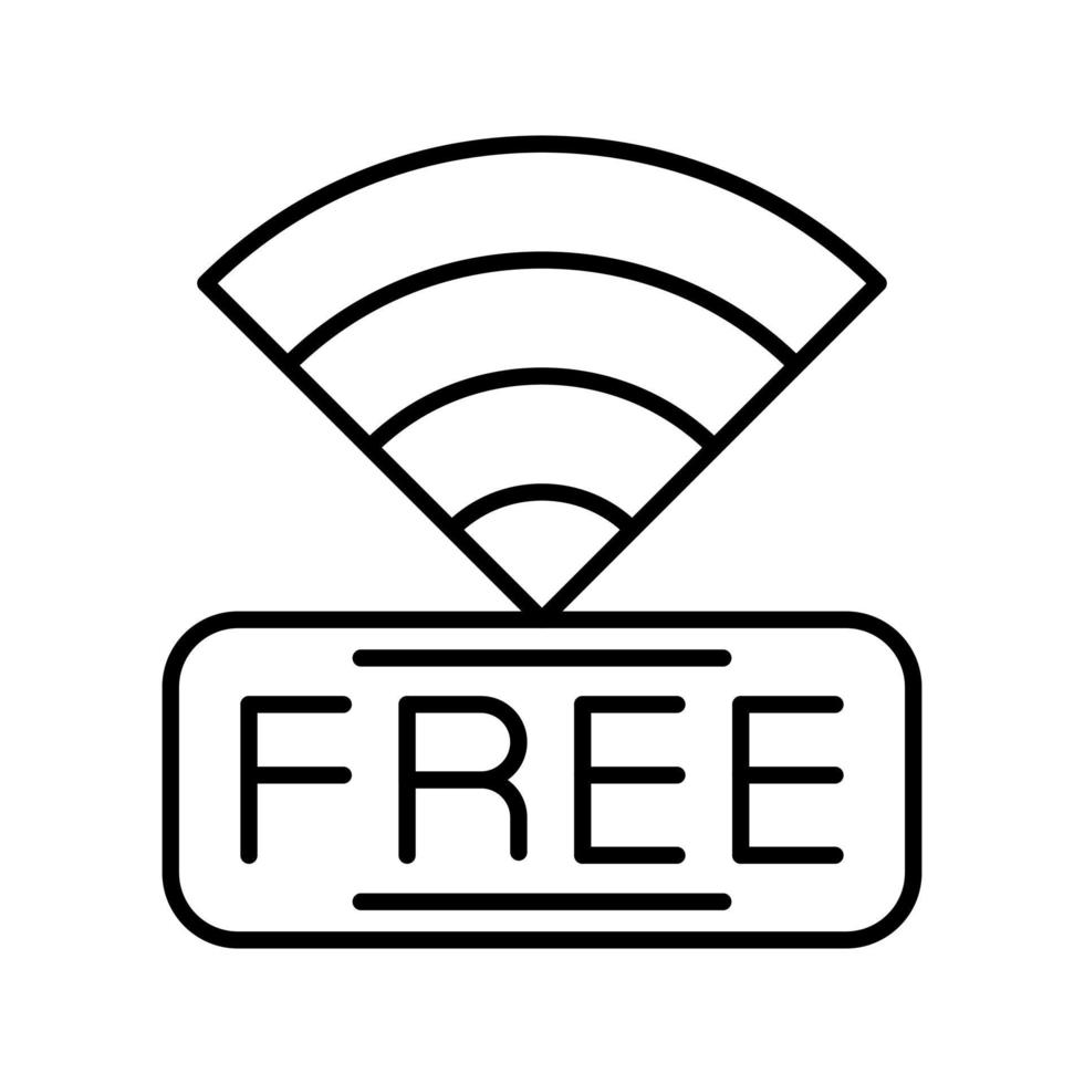 ícone de vetor de wifi grátis