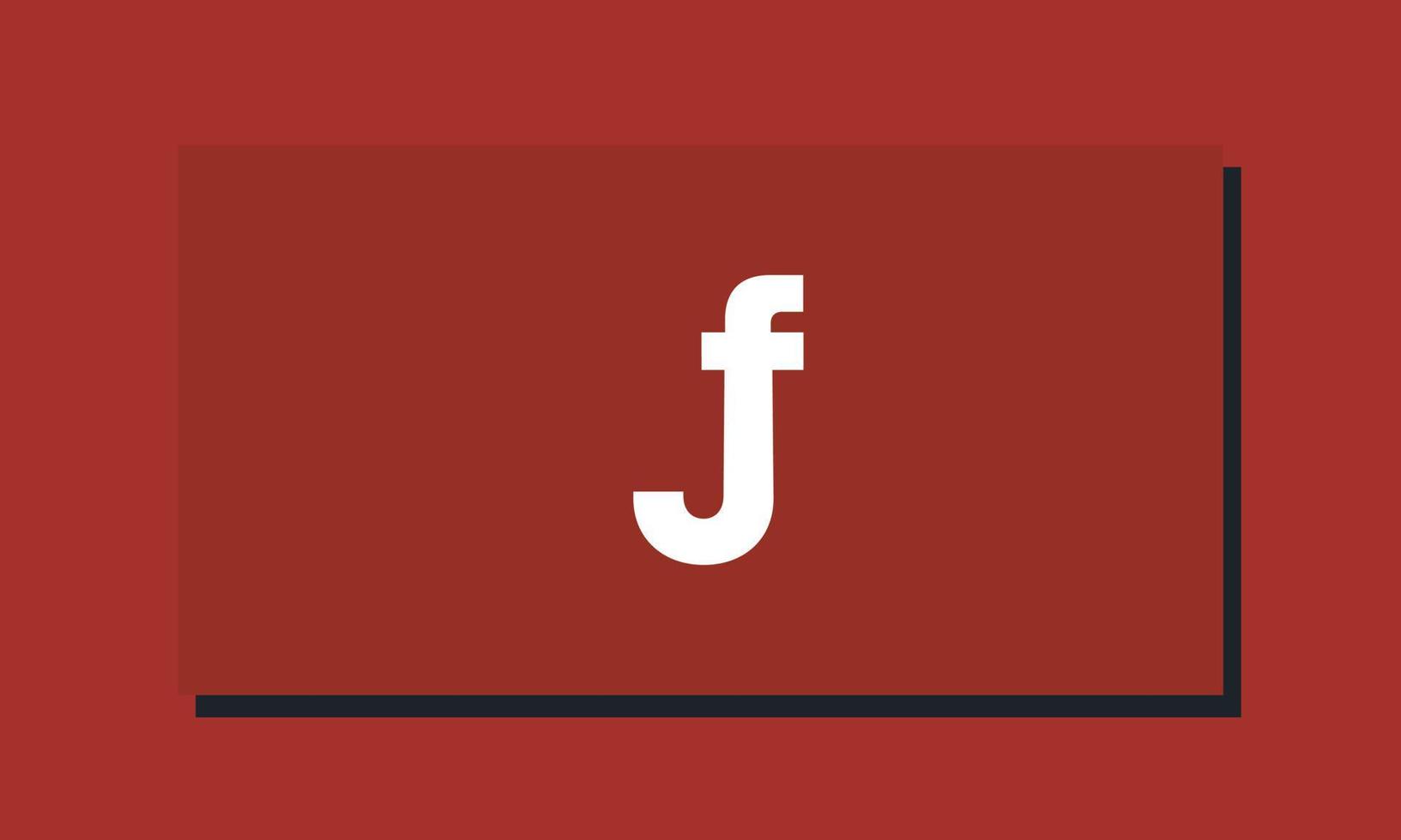 letras do alfabeto iniciais monograma logotipo jf, fj, j e f vetor