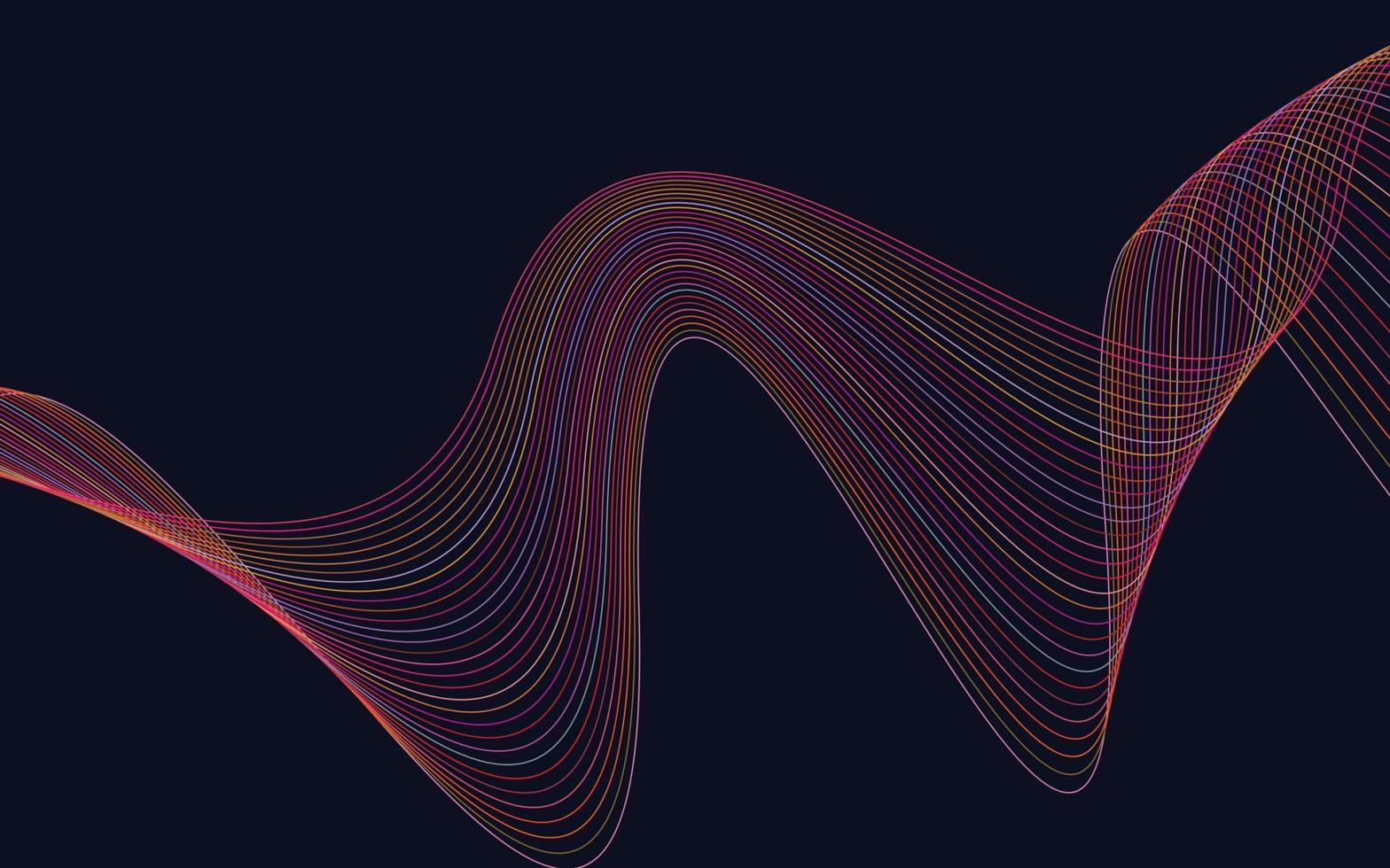 fundo listrado diagonal deformado abstrato. vetor curvado torcido inclinado. padrão de linhas onduladas. novo estilo para o seu design de negócios